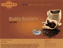 Tablet Screenshot of cianfranicoffee.com